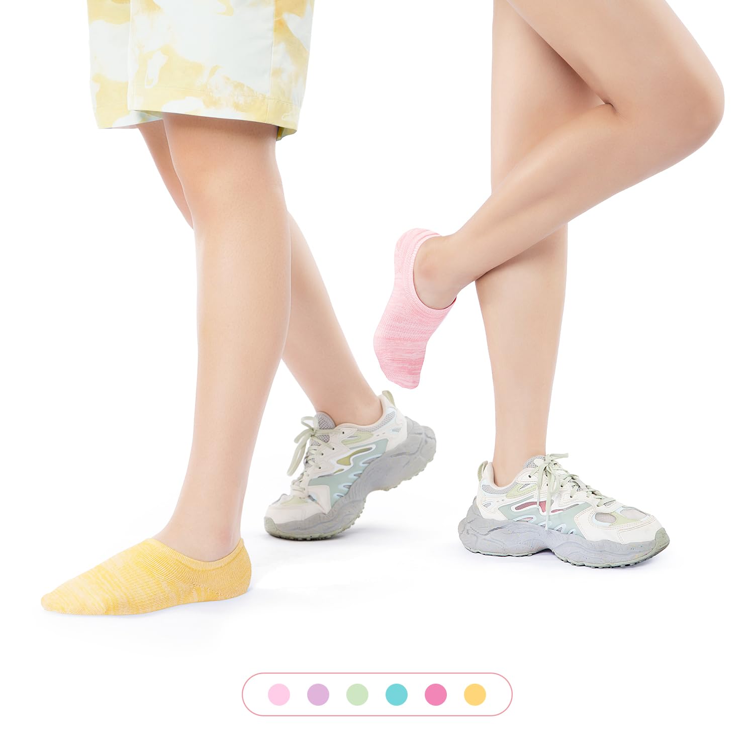 IDEGG No Show Socks Women & Men Low Cut Ankle Short Athletic Running Casual Invisible Liner Socks