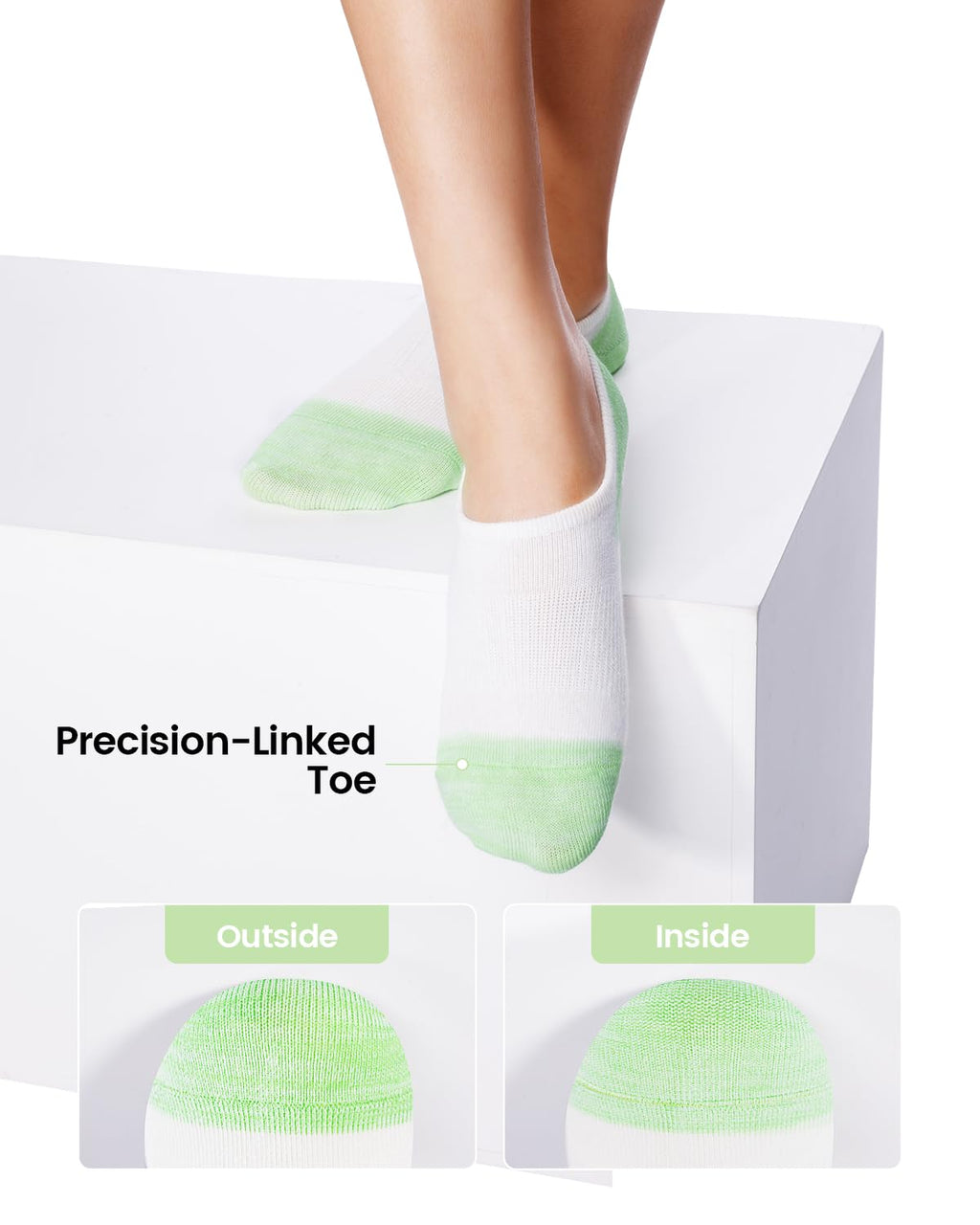 IDEGG No Show Socks Women & Men Low Cut Ankle Short Athletic Running Casual Invisible Liner Socks