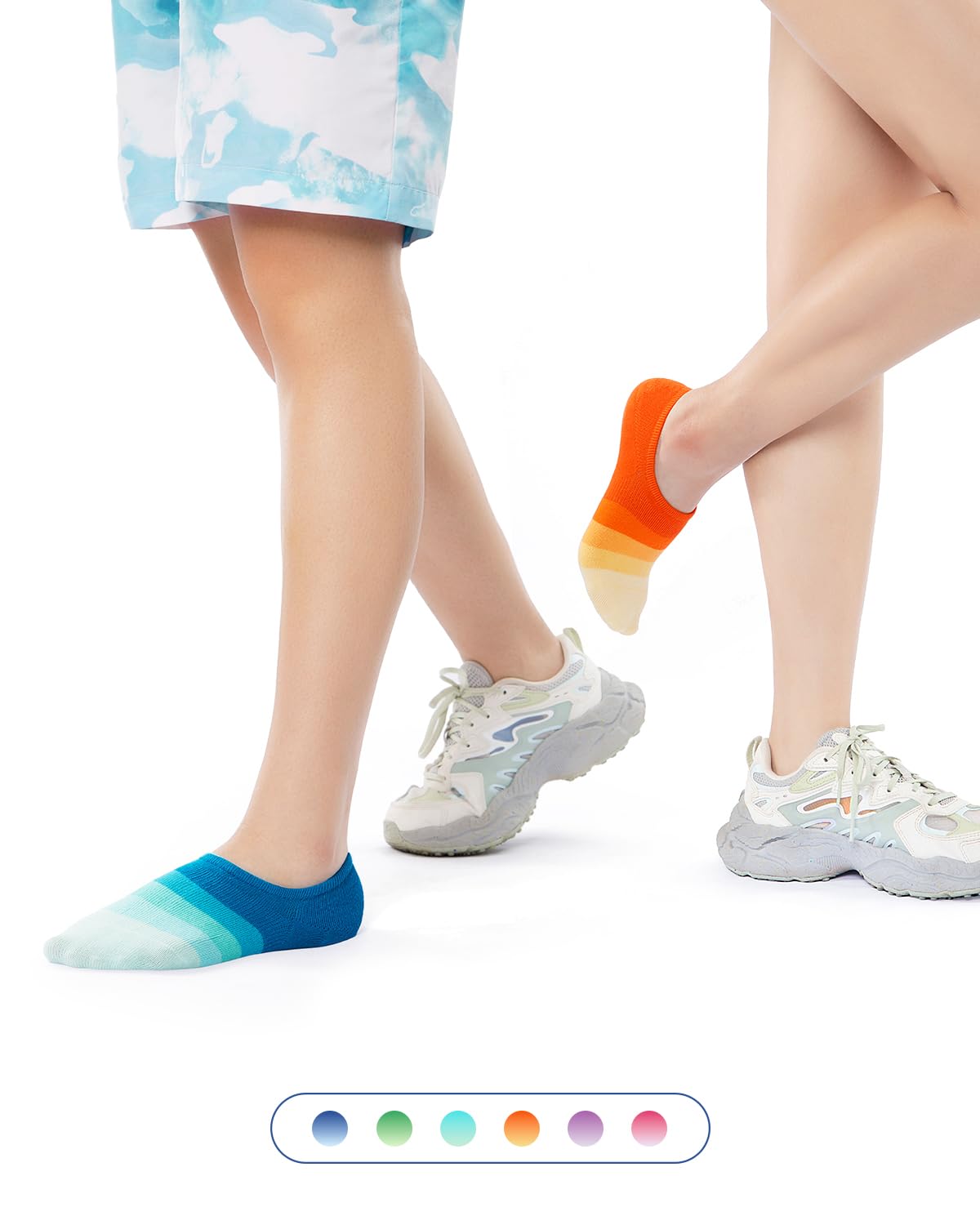 IDEGG No Show Socks Women & Men Low Cut Ankle Short Athletic Running Casual Invisible Liner Socks