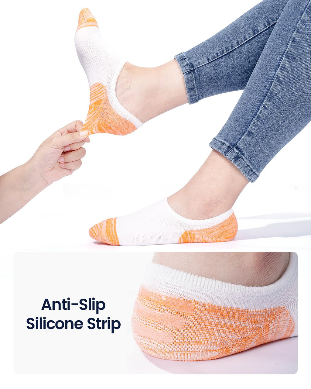 IDEGG No Show Socks Women & Men Low Cut Ankle Short Athletic Running Casual Invisible Liner Socks