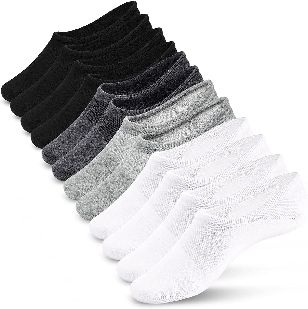 IDEGG No Show Socks Women & Men Low Cut Ankle Short Athletic Running Casual Invisible Liner Socks