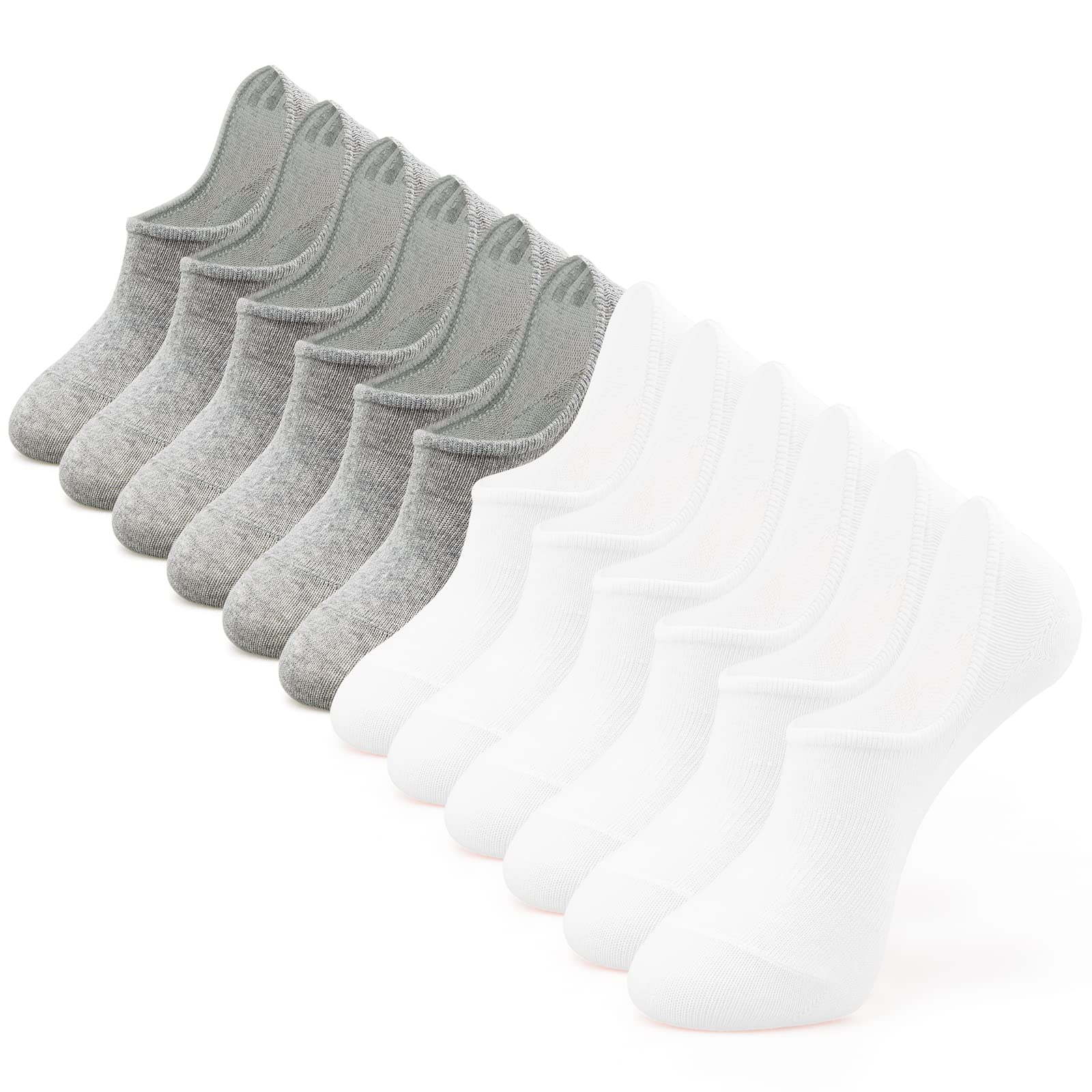 IDEGG No Show Socks Women & Men Low Cut Ankle Short Athletic Running Casual Invisible Liner Socks