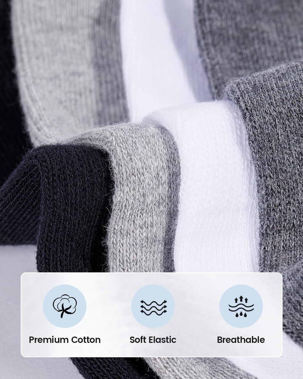 IDEGG No Show Socks Women & Men Low Cut Ankle Short Athletic Running Casual Invisible Liner Socks