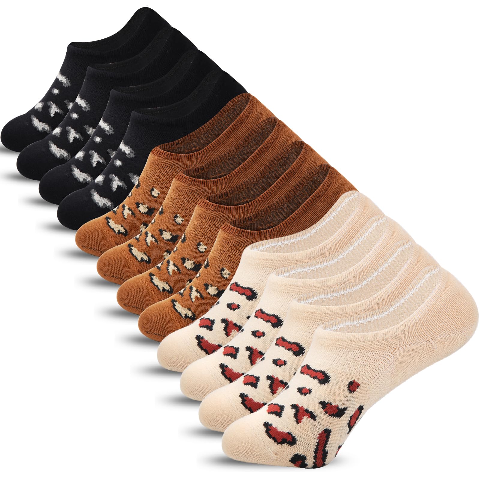 IDEGG No Show Socks Women & Men Low Cut Ankle Short Athletic Running Casual Invisible Liner Socks