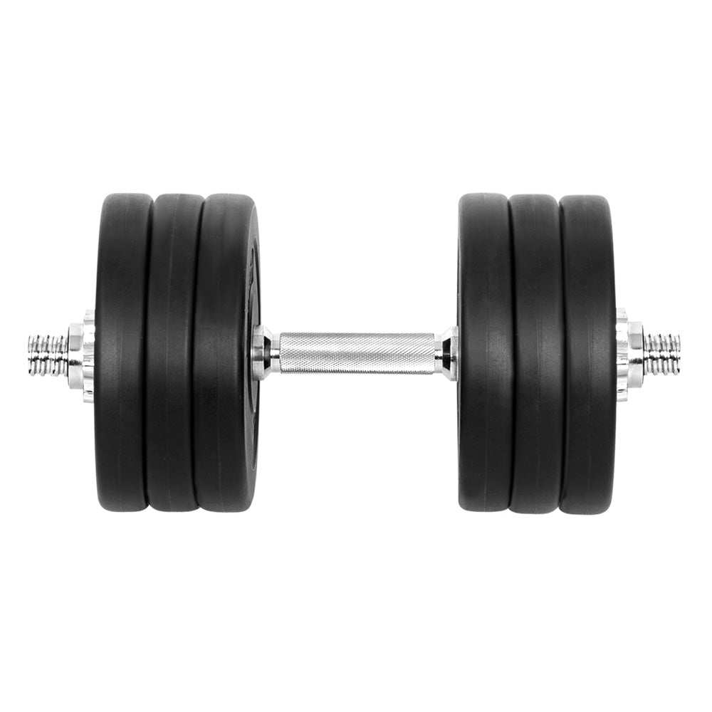 NNEDSZ 35kg Dumbbell Set Weight Plates Dumbbells Lifting Bench